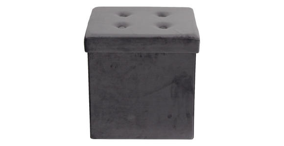 SITZBOX - Grau, MODERN, Textil (38/38/38cm) - Carryhome