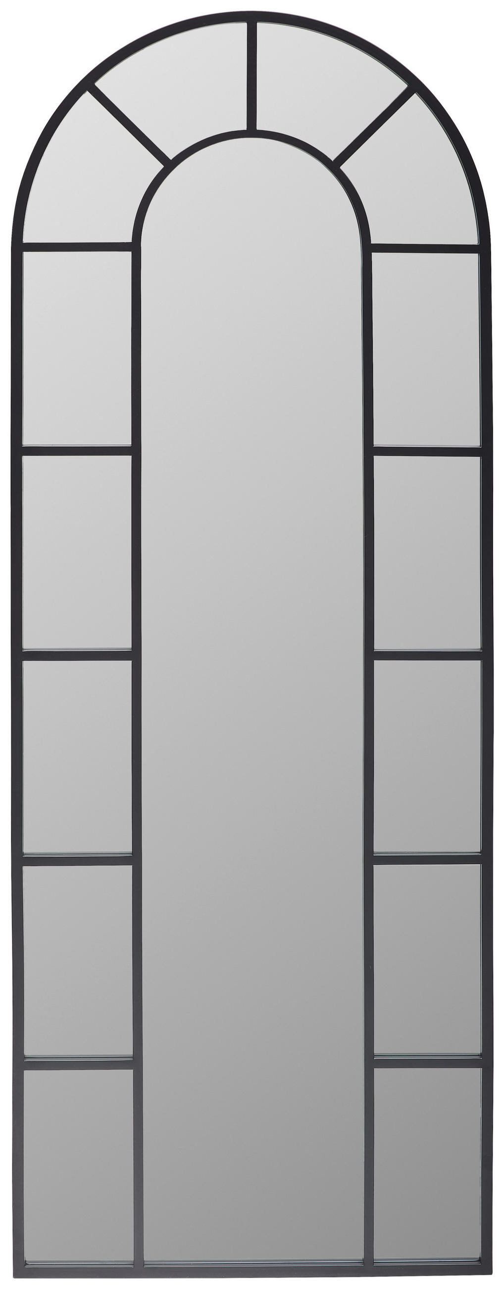 WANDSPIEGEL 61/161/2,5 cm    in Freiform  - Schwarz, LIFESTYLE, Glas/Holzwerkstoff (61/161/2,5cm) - Landscape