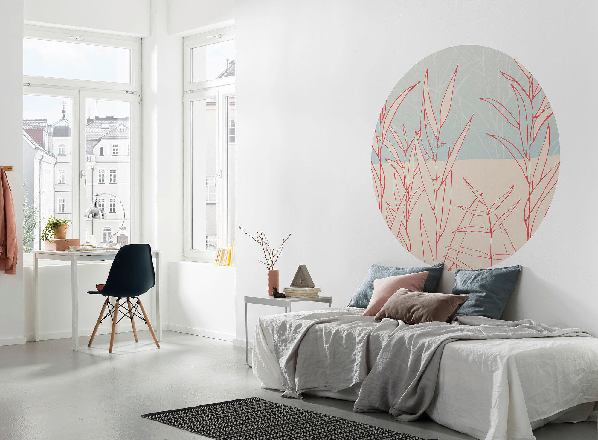 FOTOTAPET  - röd/blå, Trend (125cm)