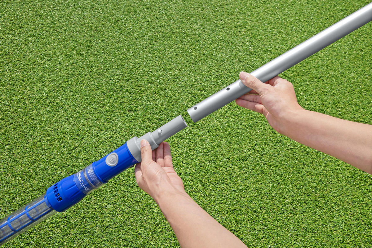 POOLSAUGER Aqua Surge 58649  - Blau/Silberfarben, Basics, Kunststoff/Metall (264/9,6/16,8cm) - Bestway