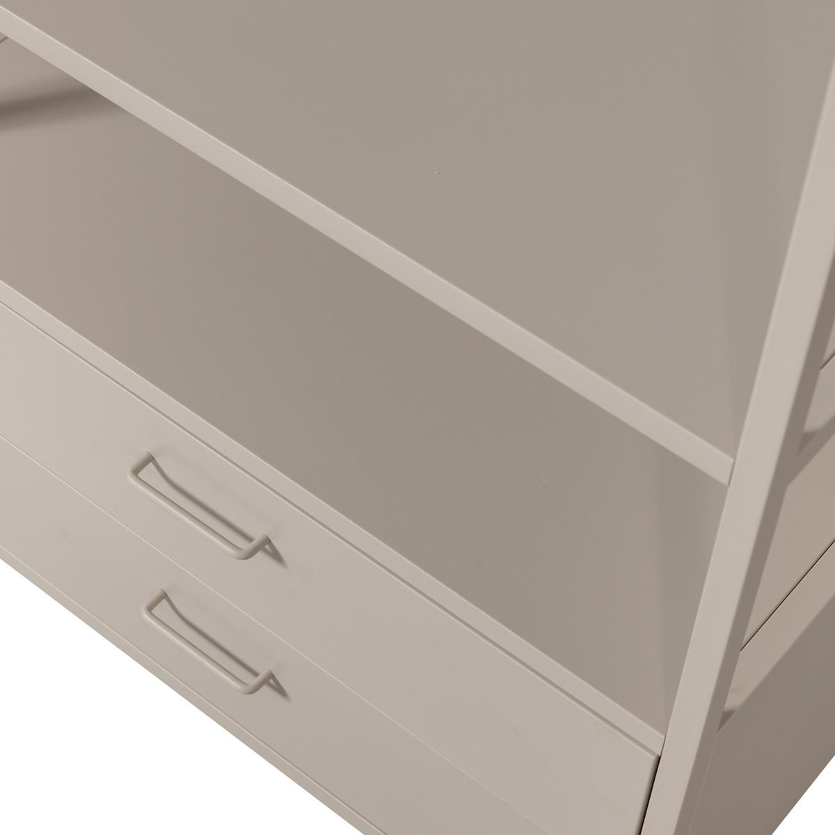 OFFENER KLEIDERSCHRANK 70/185/54 cm  in Sandfarben  - Sandfarben, Basics, Metall (70/185/54cm) - MID.YOU