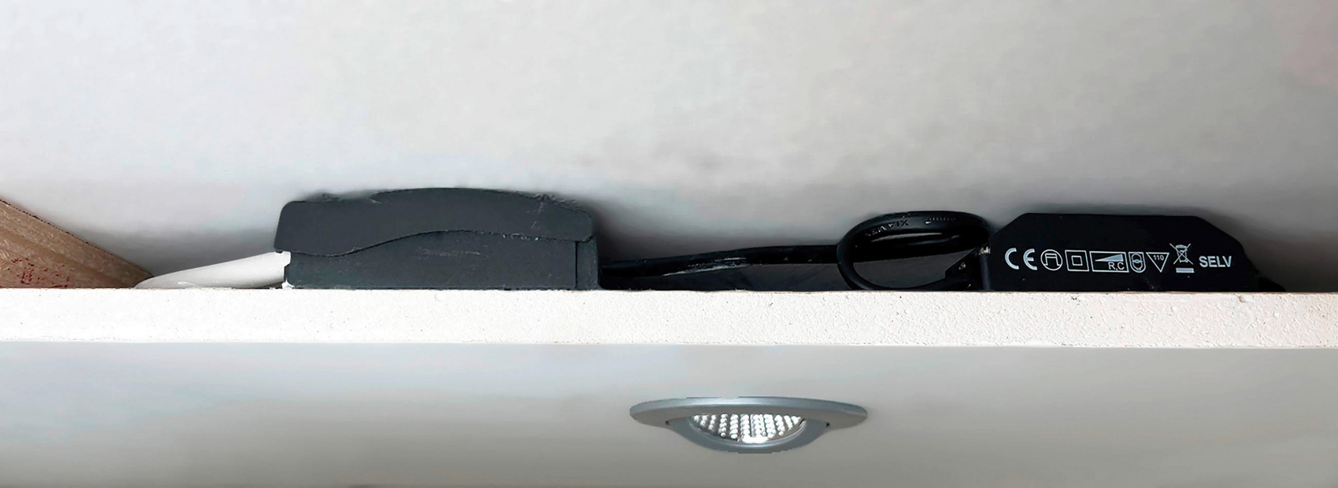 LED-EINBAUSPOT Dione 8,2/8,2/4,1 cm   - Schwarz, KONVENTIONELL, Metall (8,2/8,2/4,1cm)