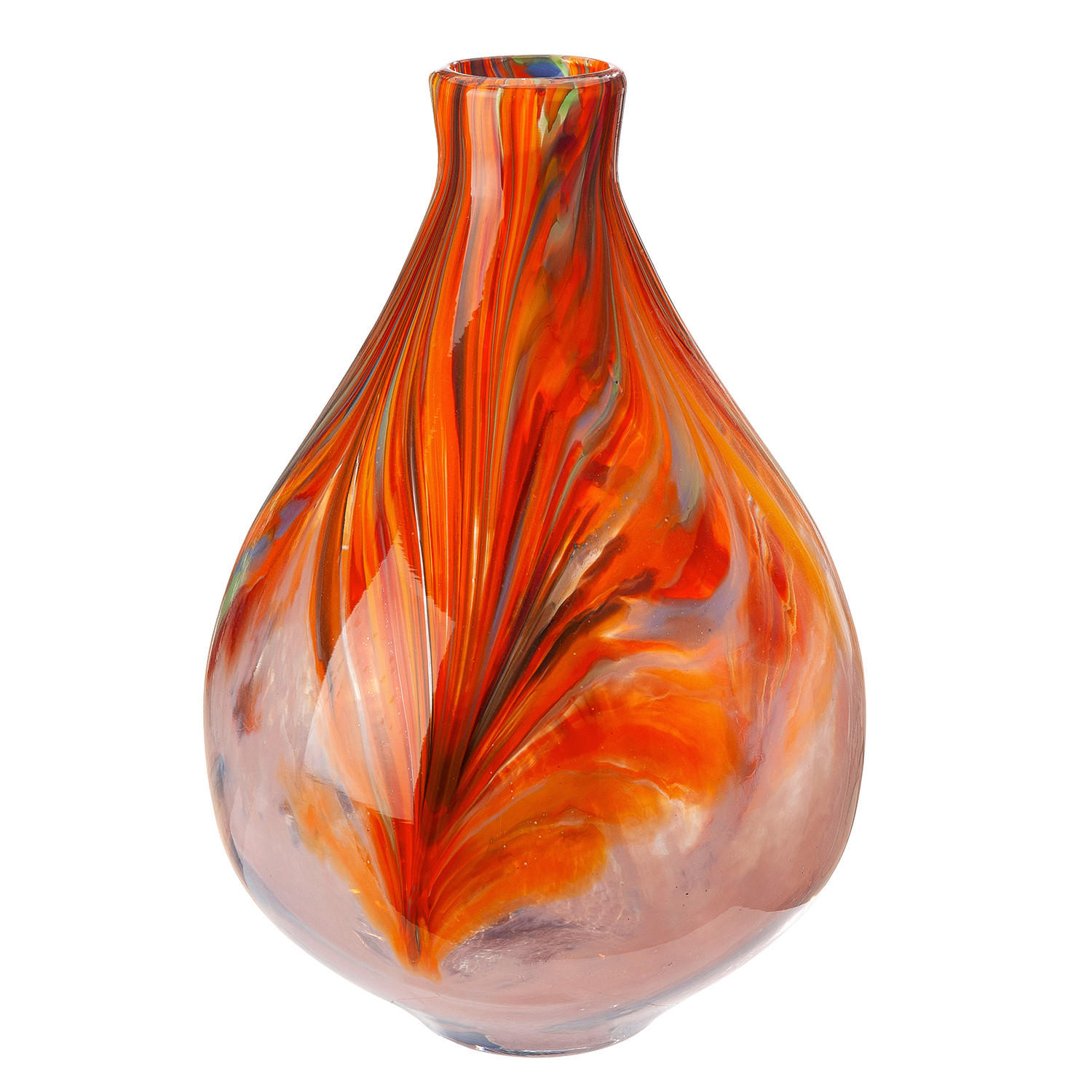 DEKOVASE  - Rot, Basics, Glas (22/33cm)