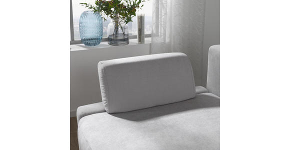 SCHLAFSOFA in Textil Hellgrau, Rot, Schwarz - Chromfarben/Rot, Design, Holz/Textil (214/83/95cm) - Venda