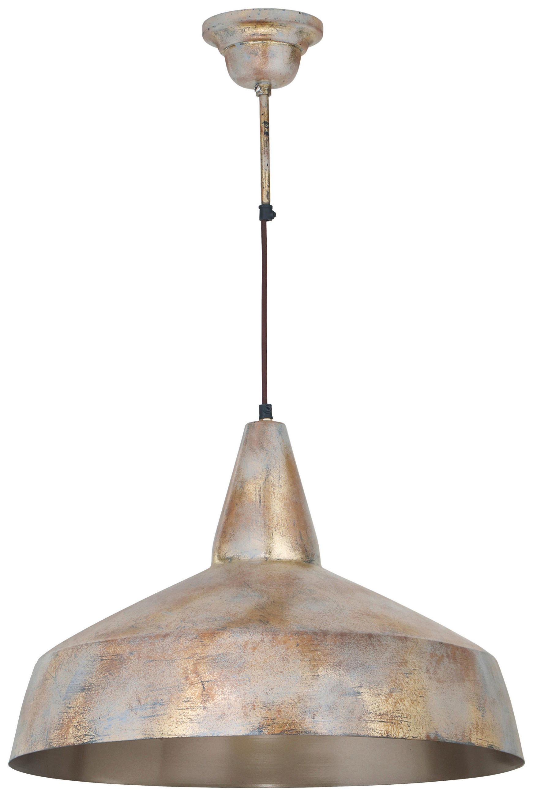 ZÁVESNÉ SVIETIDLO, 49,5/49,5/33 cm  - bronzová, Basics, kov (49,5/49,5/33cm) - MID.YOU