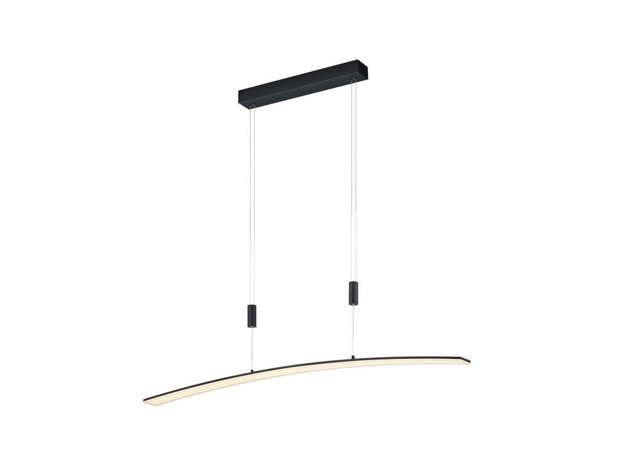 LED-HÄNGELEUCHTE 130 cm  - Schwarz, Design, Metall (130cm) - Hell