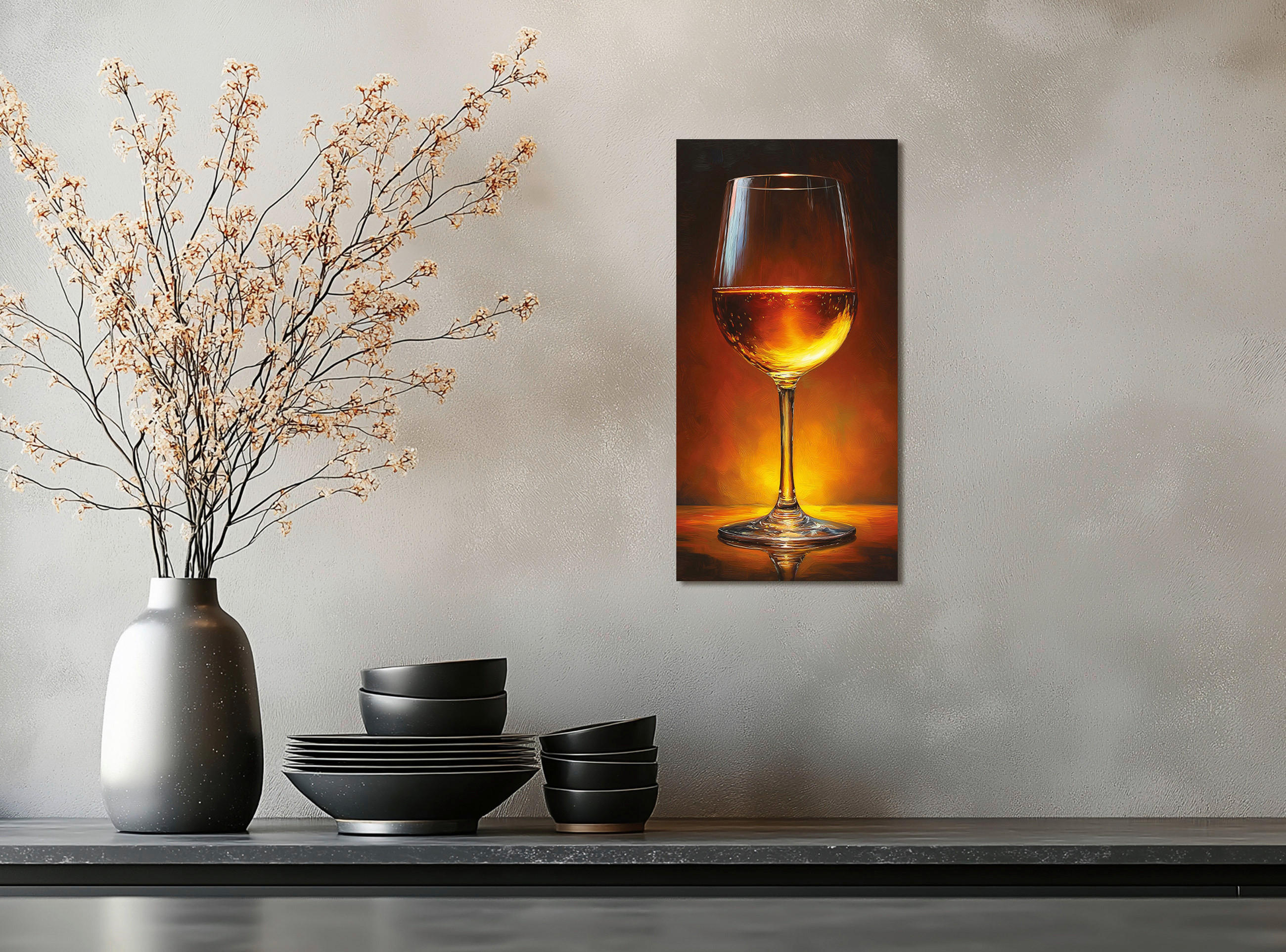 LEINWANDBILD Essen & Trinken 20/40 cm  - Multicolor, Basics, Holz/Papier (20/40cm)