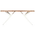TISCHGESTELL in Metall 60/72/70 cm - Creme, Design, Metall (60/72/70cm) - Landscape