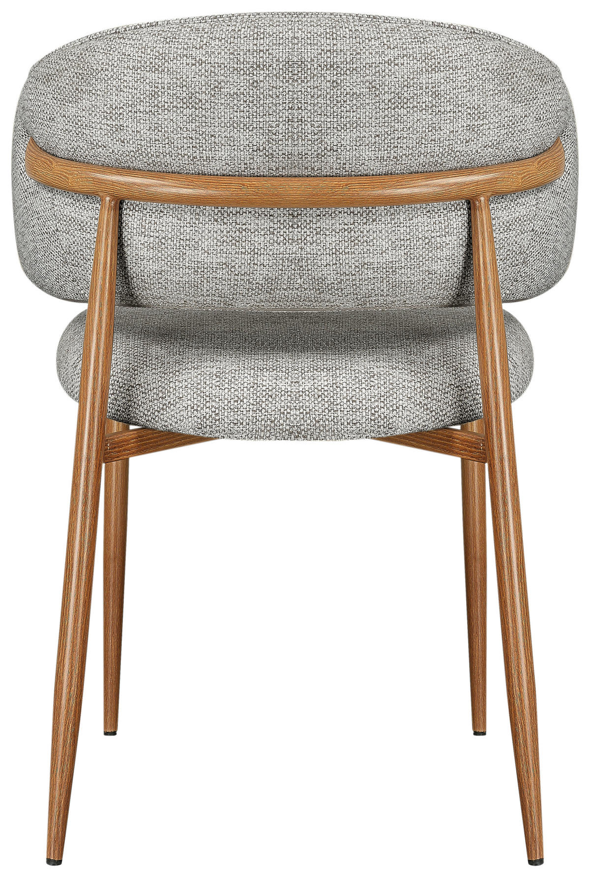 ARMLEHNSTUHL  Stoffauswahl Webstoff  Braun, Eichefarben  - Eichefarben/Braun, Design, Textil/Metall (58/81/60cm) - Novel