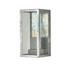 VÄGGLAMPA FÖR UTOMHUS - silver, Basics, metall/glas (11.3/23.6cm)