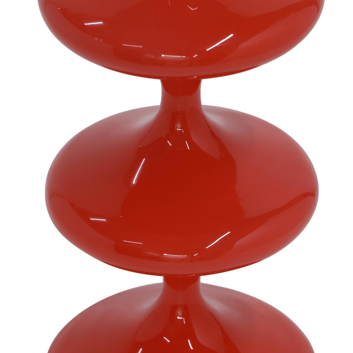 STABKERZENHALTER - Rot, Basics, Metall (11/28/11cm)