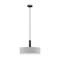 FÜGGŐLÁMPA 50/115 cm  - világosszürke, Basics, műanyag/textil (50/115cm)