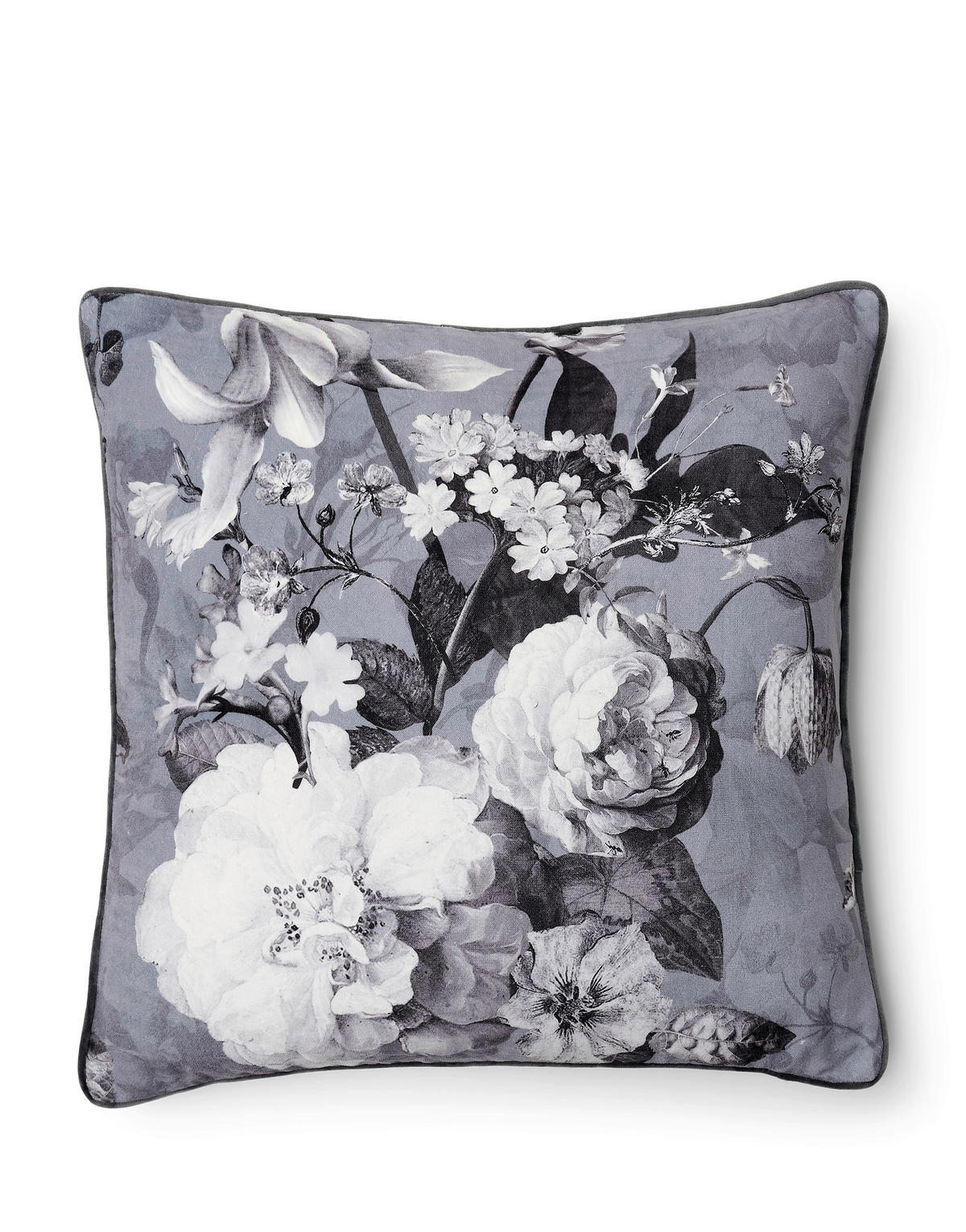 DEKORAČNÝ VANKÚŠ 50/50 cm - sivá, Basics, textil (50/50cm) - Essenza