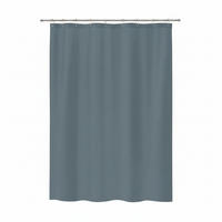 DUSCHVORHANG PRIMO 180/200 cm  - Dunkelblau, Basics, Textil (180/200cm) - Spirella
