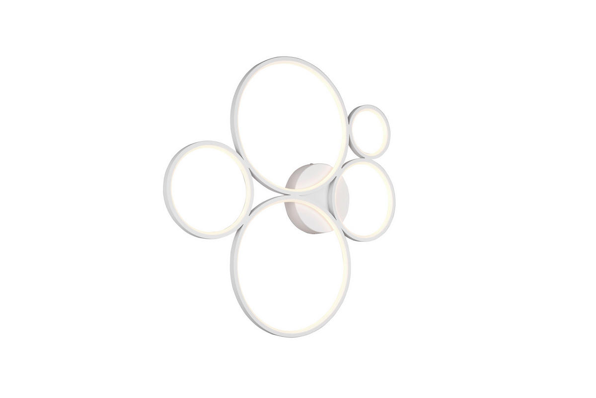 LED-DECKENLEUCHTE     - Weiss, Design, Metall (59/5,5/53cm) - Trio Leuchten