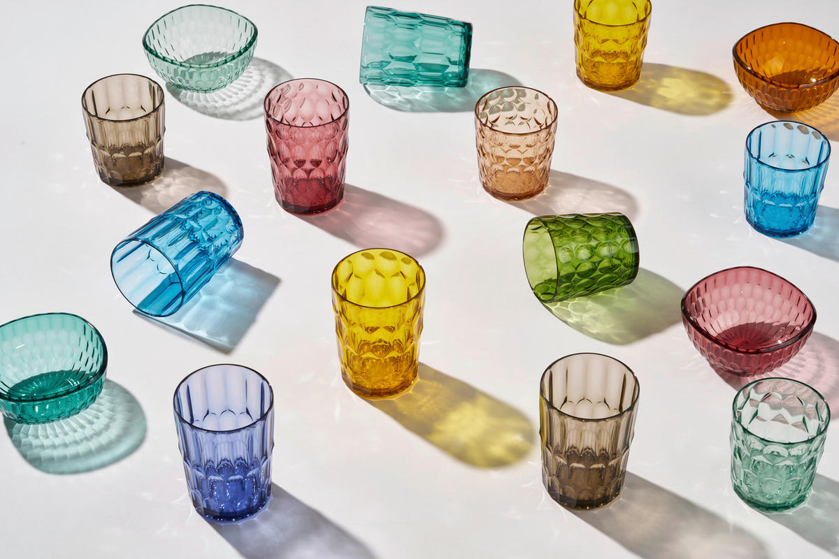 SET ČAŠA    Vanity  - višebojno, Basics, plastika (360ml) - GUZZINI