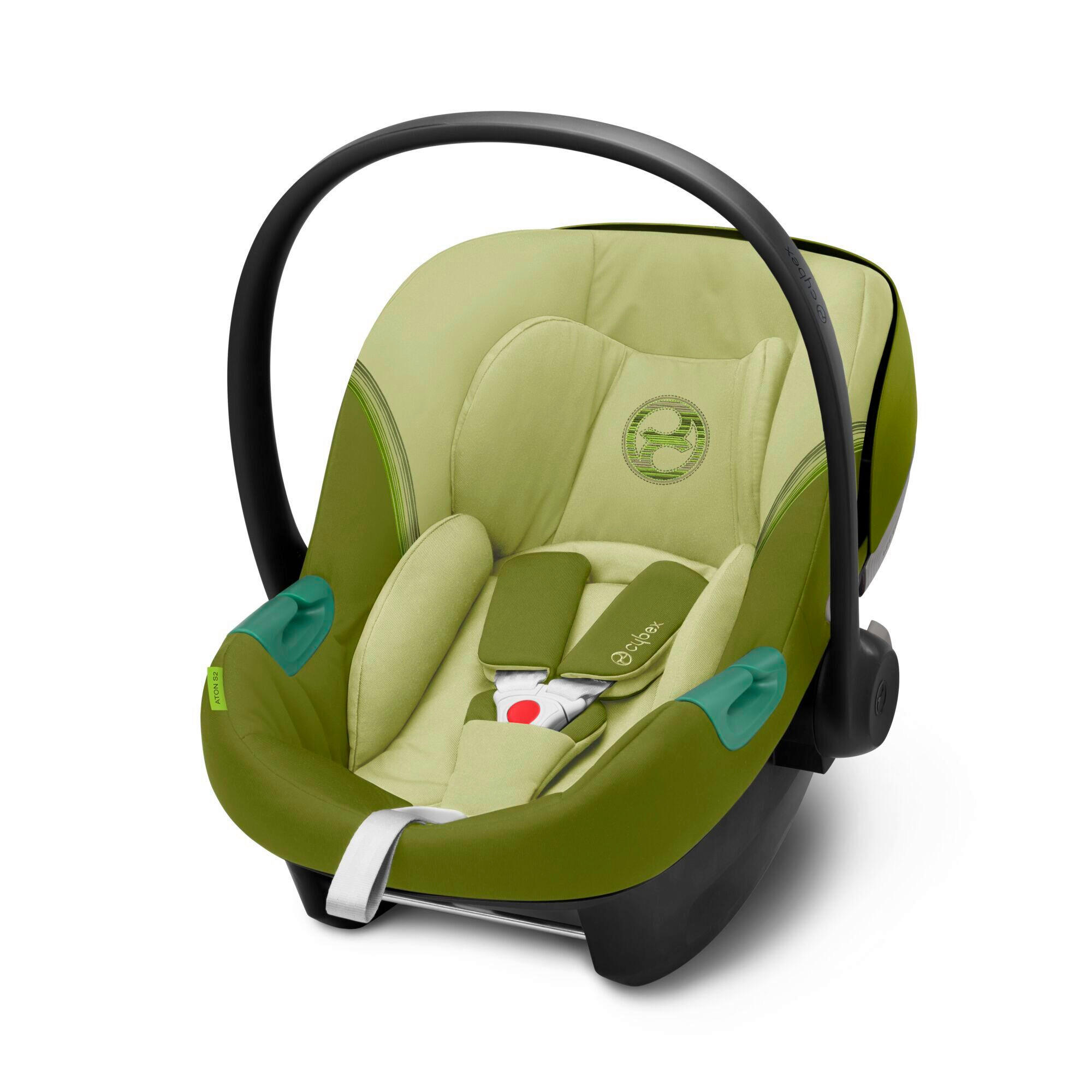BABYSCHALE Aton S2 i-Size  - Hellgrün/Grün, Basics, Kunststoff/Textil (45,8/38/72cm) - Cybex