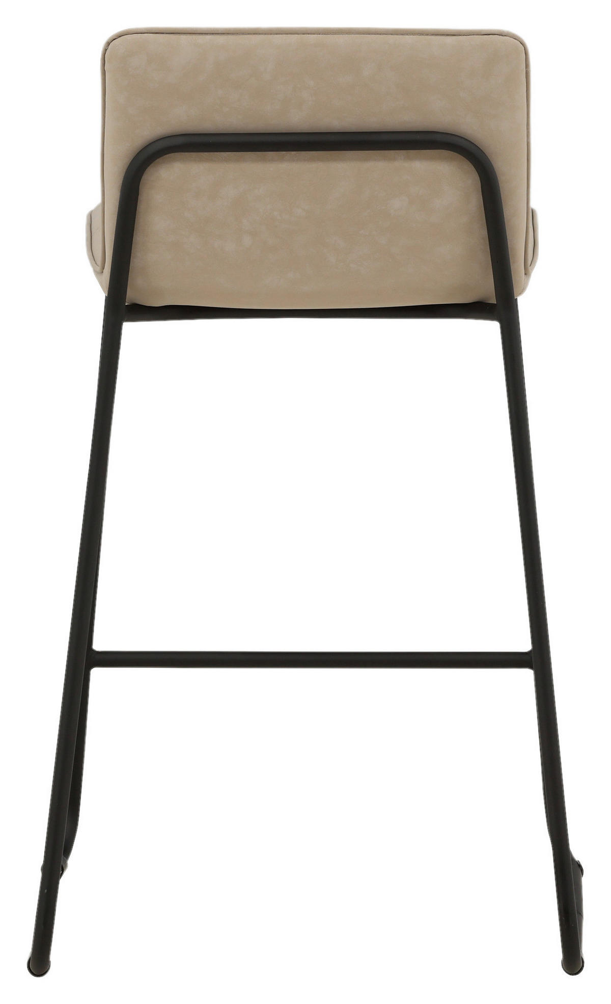 BARHOCKER-SET Schwarz, Beige Stahl  - Beige/Schwarz, Design, Textil/Metall (41/84/50cm) - Livetastic