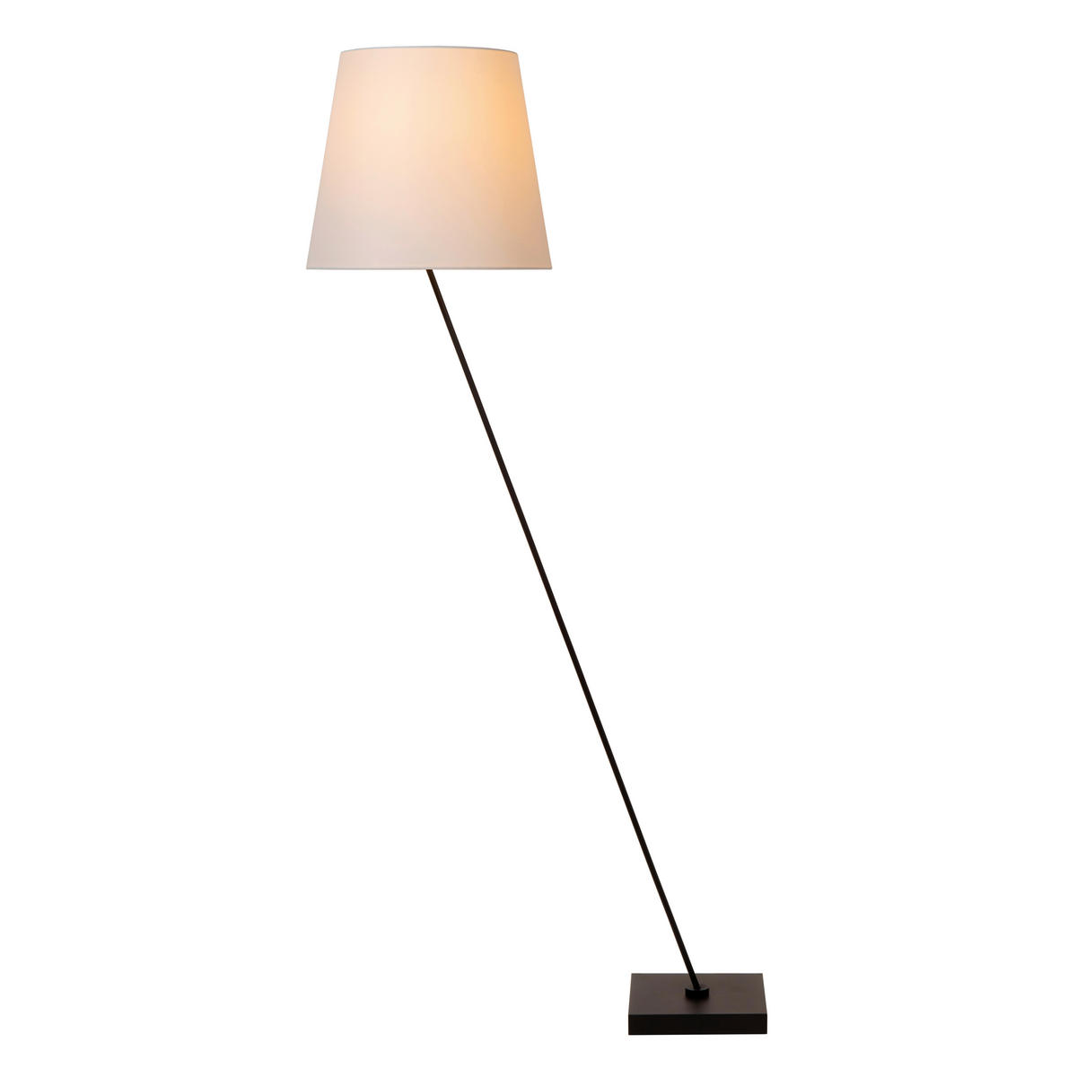 STEHLEUCHTE 35/35/150 cm    - Schwarz/Weiß, KONVENTIONELL, Metall (35/35/150cm) - Lucide