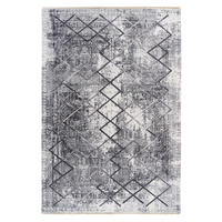 COVOR CU ȚESĂTURĂ PLATĂ My Valencia  - gri, Design, textil (75/150cm) - Novel