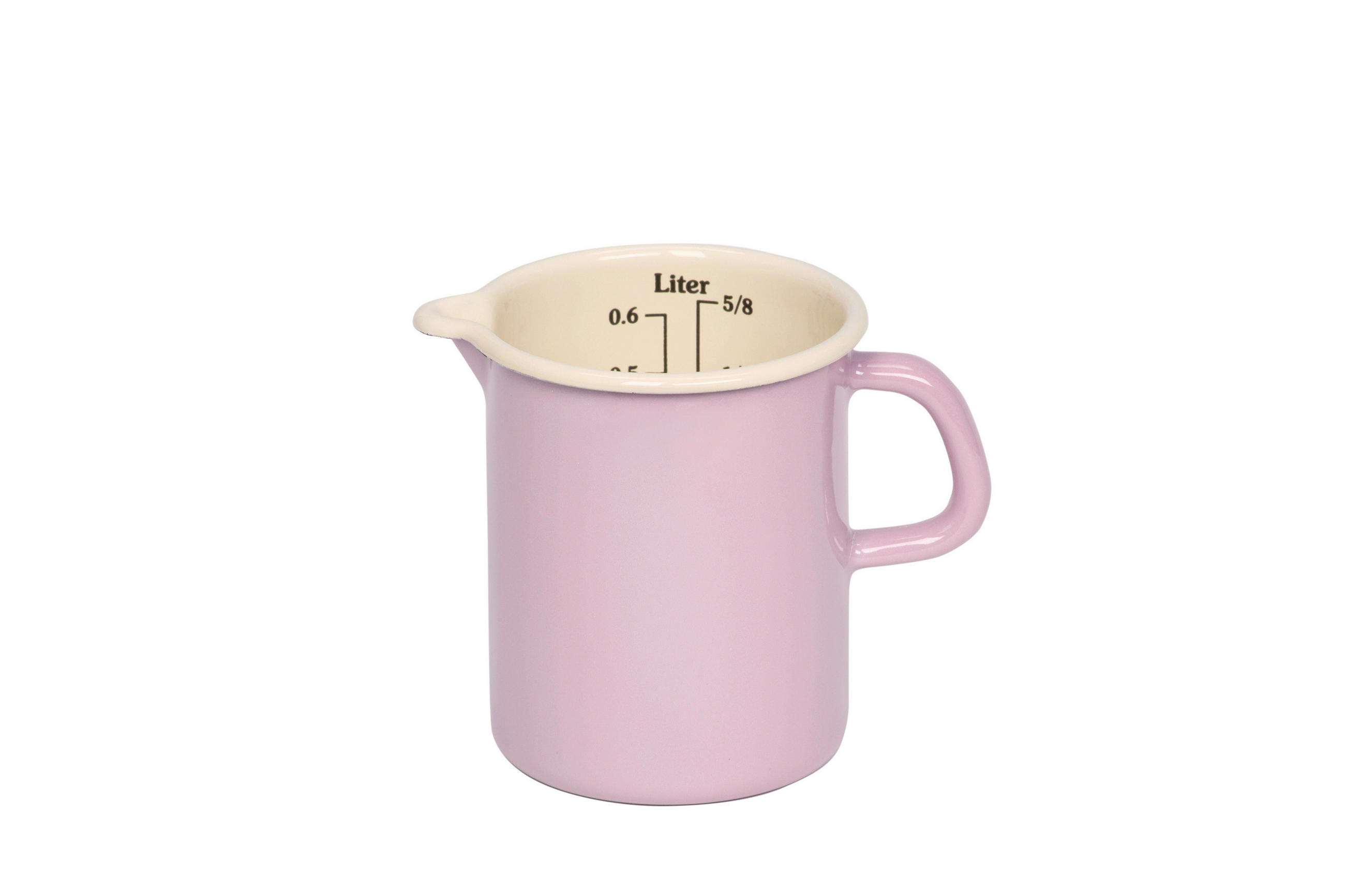 MESSBECHER - Rosa, Basics, Metall (14,50/14,50/12cm) - Riess