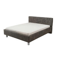 ÁGY  szürke  - szürke, Basics, textil (176/93,5/205,5cm) - Xora