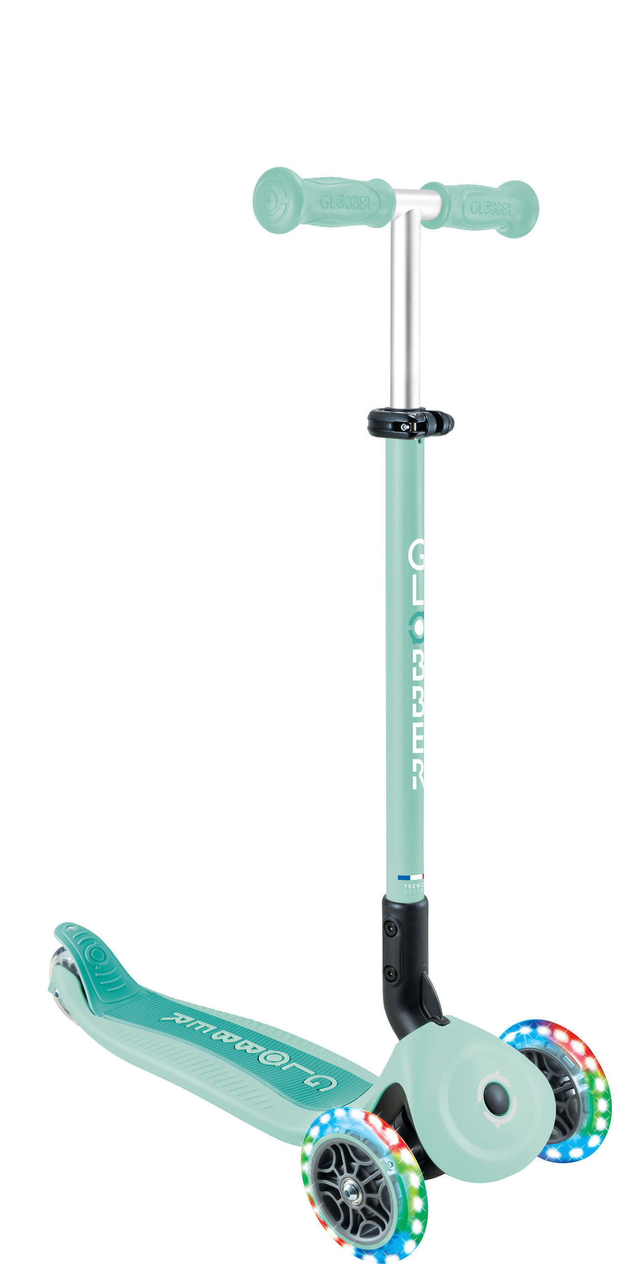 LAUFRAD GO-UP ACTIVE LIGHTS 360  - Mintgrün, Basics, Kunststoff/Metall (67/29/100cm) - GLOBBER