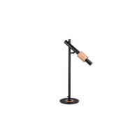 LED-TISCHLEUCHTE - Schwarz/Braun, Basics, Metall (16/50cm) - Trio Leuchten
