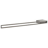 HANDTUCHHALTER 6/49/2,5 cm  - Dunkelgrau, Natur, Metall (6/49/2,5cm) - Voglauer