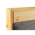 BOXSPRINGBETT 160/200 cm  in Zirbelkieferfarben, Hellgrau  - Zirbelkieferfarben/Hellgrau, Natur, Holz/Textil (160/200cm) - Linea Natura
