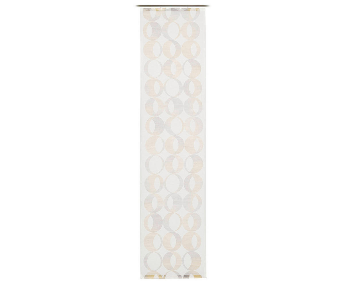 FLÄCHENVORHANG   halbtransparent  60/245 cm   - Gelb, LIFESTYLE, Textil (60/245cm) - Novel