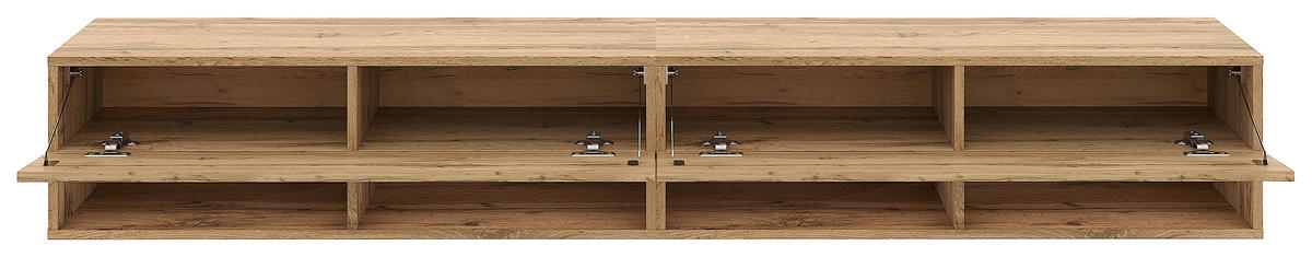 LOWBOARD DERBY  in 200/31,5/32,5 cm  - Eiche Wotan, Design, Holzwerkstoff (200/31,5/32,5cm) - Livetastic