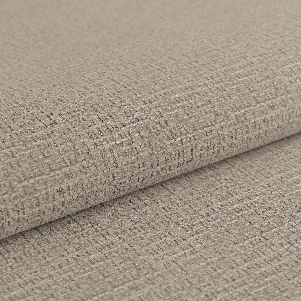 WOHNLANDSCHAFT MULTI Braun Chenille  - Chromfarben/Braun, MODERN, Textil/Metall (228/345/184cm) - Livetastic