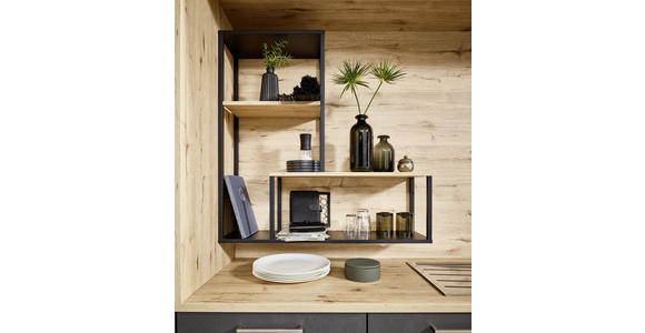 EINBAUKÜCHE - Grau, Design, Holzwerkstoff - Dieter Knoll
