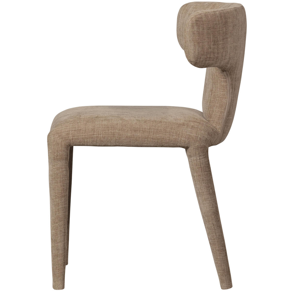 STUHL-SET 2 Stück  in Webstoff Textil  - Sandfarben, Design, Textil (52/78/53cm) - Livetastic