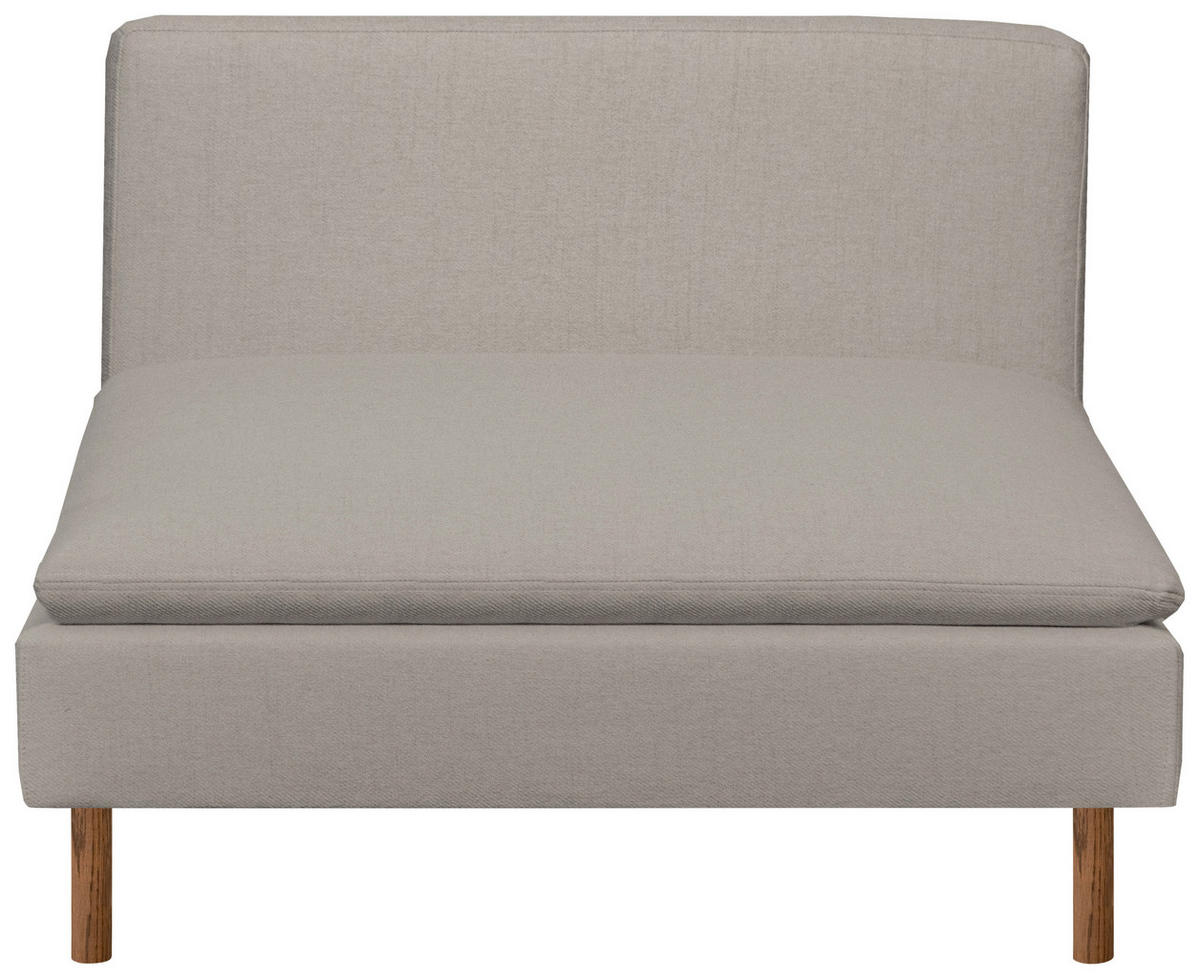 FÅTÖLJ i trä, metall, textil beige  - beige/brun, Klassisk, metall/trä (91/84/98cm) - Best Price