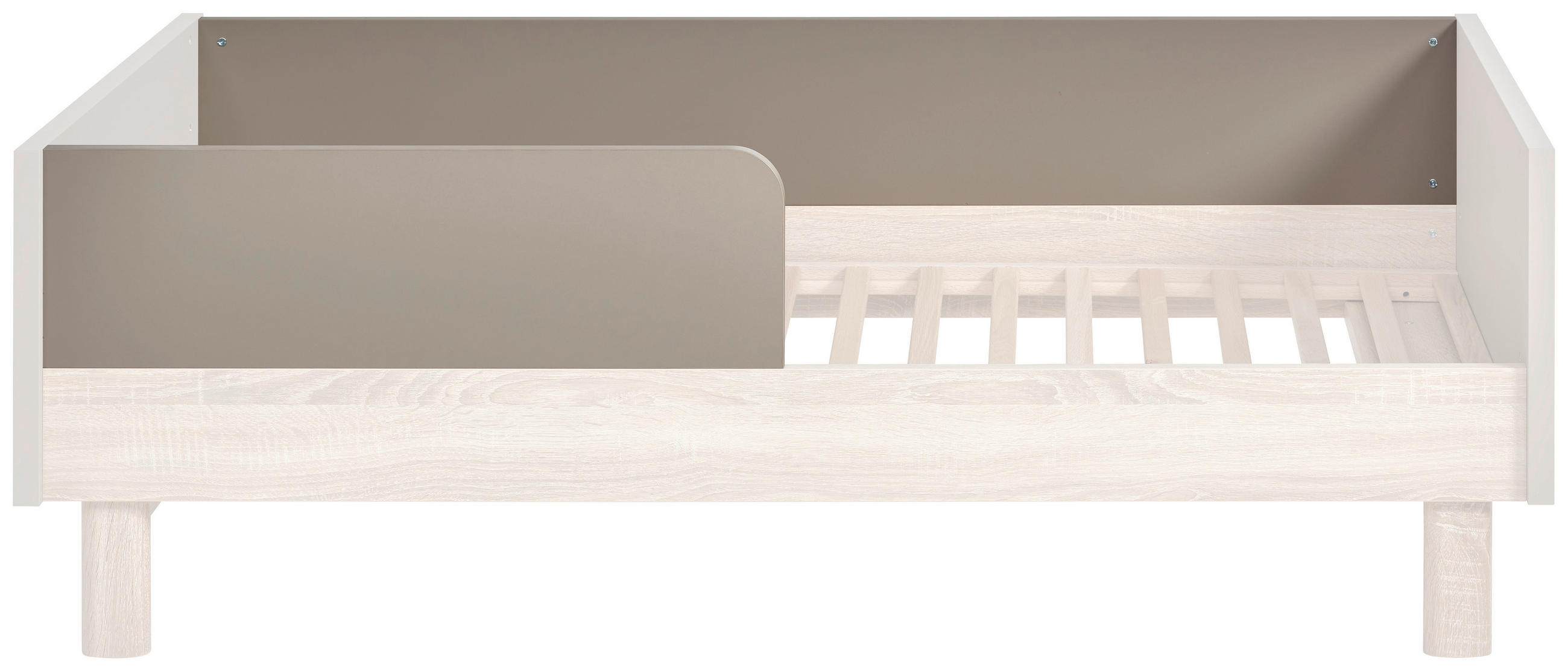 UMBAUSEITEN Nomi  - Taupe, Trend, Holzwerkstoff (141/21/6cm) - Jimmylee