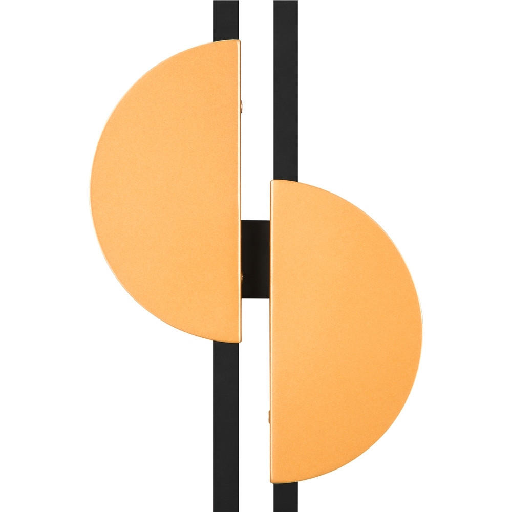 Thumbnail - Maytoni Wandleuchte, Schwarz, Messing, Metall, G, 6x79x19.2 cm, CE, gleichmäßige Lichtverteilung, horizontal und vertika...