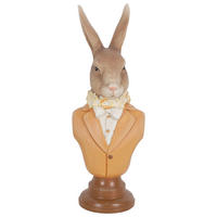 DEKOR NYÚL - sötétsárga, Lifestyle, műanyag (14,6/39/13,3cm)