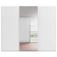 SCHWEBETÜRENSCHRANK 271/223/68 cm 3-türig Weiß  - Weiß, KONVENTIONELL, Glas/Holzwerkstoff (271/223/68cm) - Novel