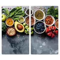 HERDABDECKPLATTE - Multicolor, Basics, Glas (50/28.5/0.4cm) - Kesper