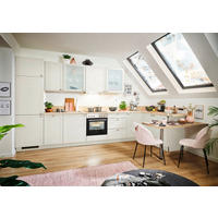 KÜCHENLEERBLOCK  395/225 cm  in Eichefarben, Magnolie  - Edelstahlfarben/Eichefarben, ROMANTIK / LANDHAUS, Holzwerkstoff/Metall (395/225cm) - Welnova
