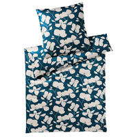 BETTWÄSCHE Twine Perkal 155/220 cm  - Petrol, Basics, Textil (155/220cm) - Yes for bed