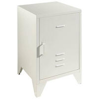NACHTSCHRANK 40/60/40 cm  - Weiß, MODERN, Metall (40/60/40cm) - MID.YOU