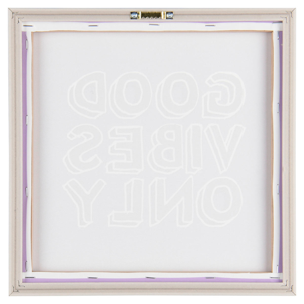 BILD Text  - Lila/Rosa, Design, Kunststoff/Textil (30/30cm)