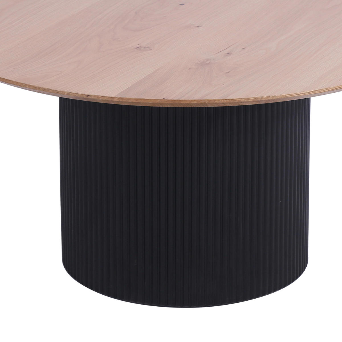 KONFERENČNÝ STOLÍK, čierna, farba duba, drevo, kompozitné drevo, 80/80/40 cm - čierna/farba duba, Design, drevo/kompozitné drevo (80/80/40cm) - Stylife