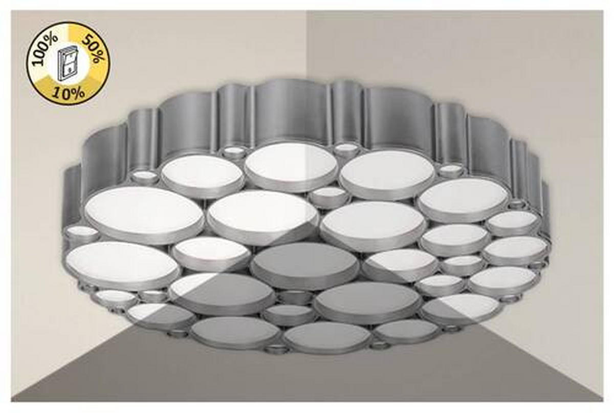 STROPNA LED-SVETILKA  Andela /2956 lm/4000 K// - srebrne barve, Trend, kovina (50/9cm)