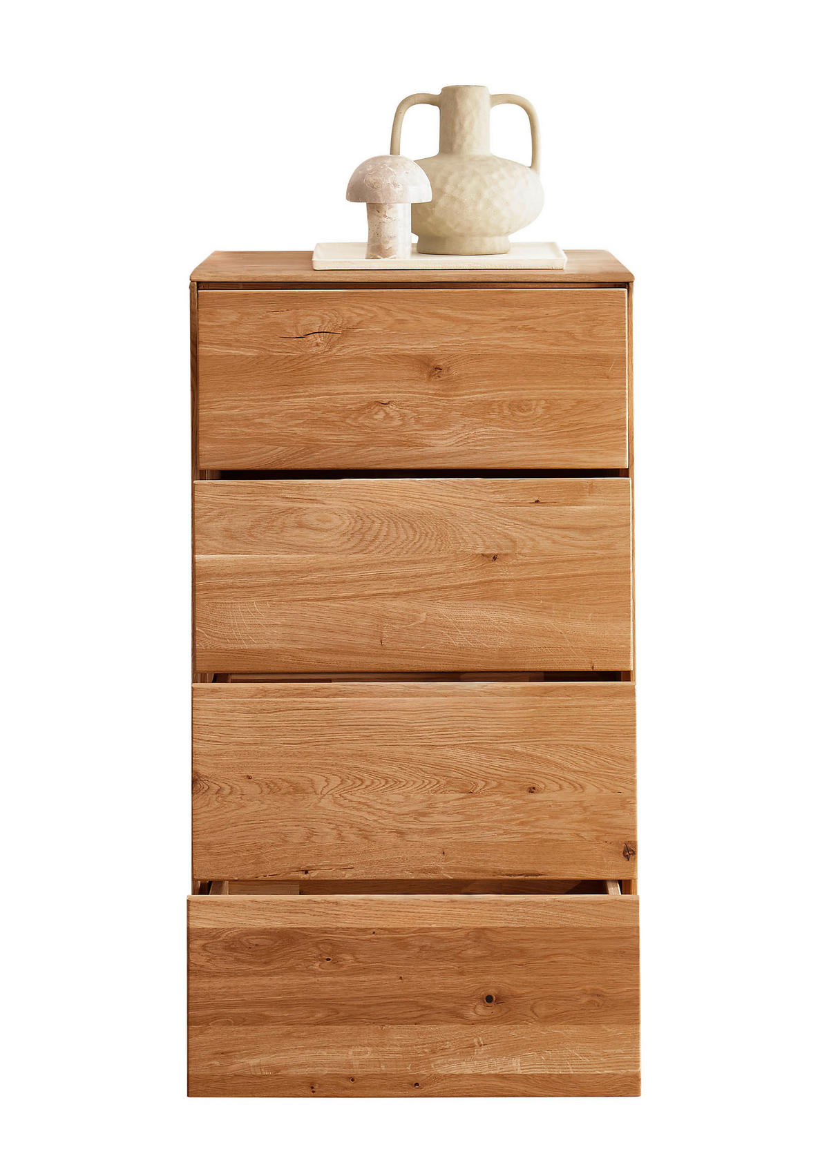 KOMMODE , 51/91/40 cm, 4 Schublade(n)  - Wildeiche, Design, Holz (51/91/40cm) - Livetastic