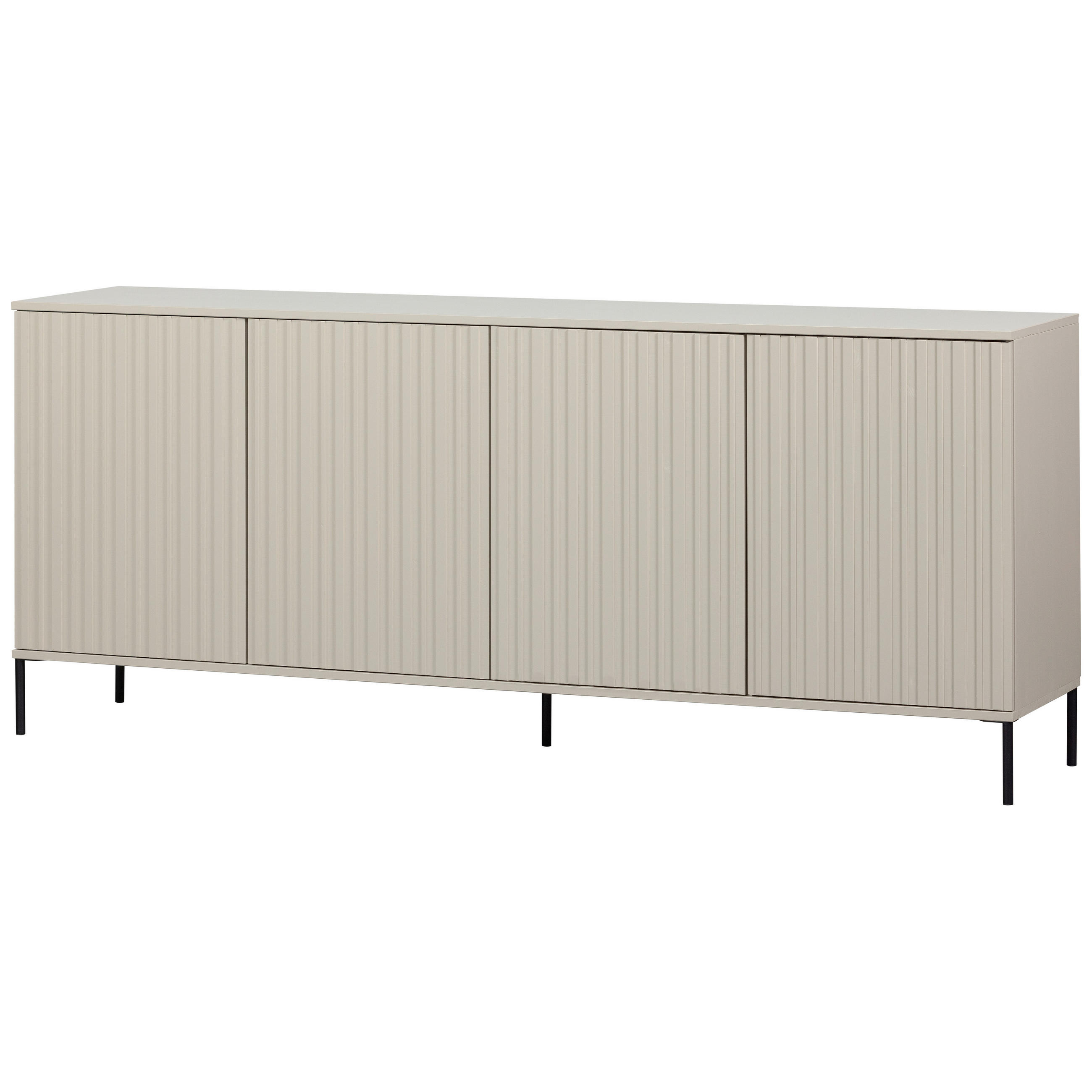 Livetastic SIDEBOARD Grau 200cm × 44cm × 85cm