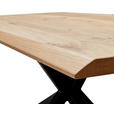 ESSTISCH in Holz 220/100/78 cm   - Eichefarben/Anthrazit, Design, Holz/Metall (220/100/78cm) - Johann Jakob